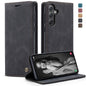 For Samsung Galaxy A55 5G CaseMe 013 Multifunctional Horizontal Flip Leather Phone Case(Black)