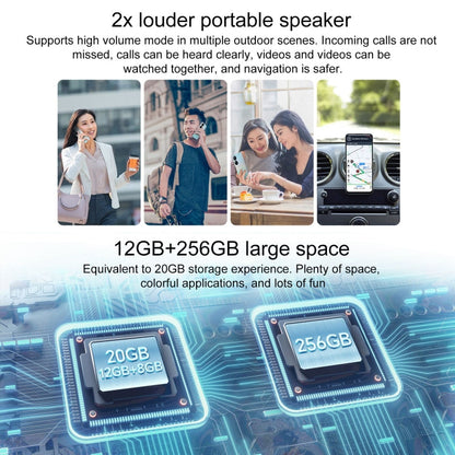 Honor Play8T, 12 Go+256 Go, MagicOS 7.2 de 6,8 pouces Dimensity 6080 Octa Core jusqu'à 2,4 GHz, Réseau : 5G, OTG, Ne prend pas en charge Google Play (Vert)