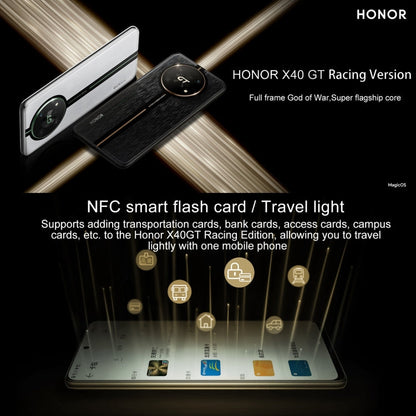 Honor X40 GT Racing, 12GB+512GB , 6.81 inch Magic OS 7.0 Snapdragon 888 Octa Core up to 2.84GHz, Network: 5G, OTG, NFC, Not Support Google Play(Racing Black)