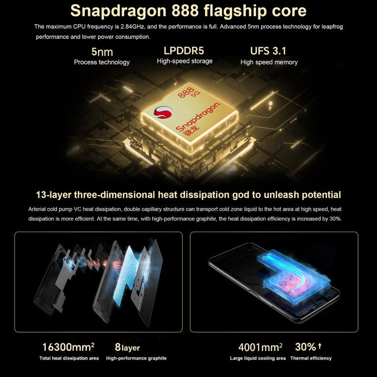 Honor X40 GT Racing, 12GB+256GB, 6.81 inch Magic OS 7.0 Snapdragon 888 Octa Core up to 2.84GHz, Network: 5G, OTG, NFC, Not Support Google Play(Racing Black)