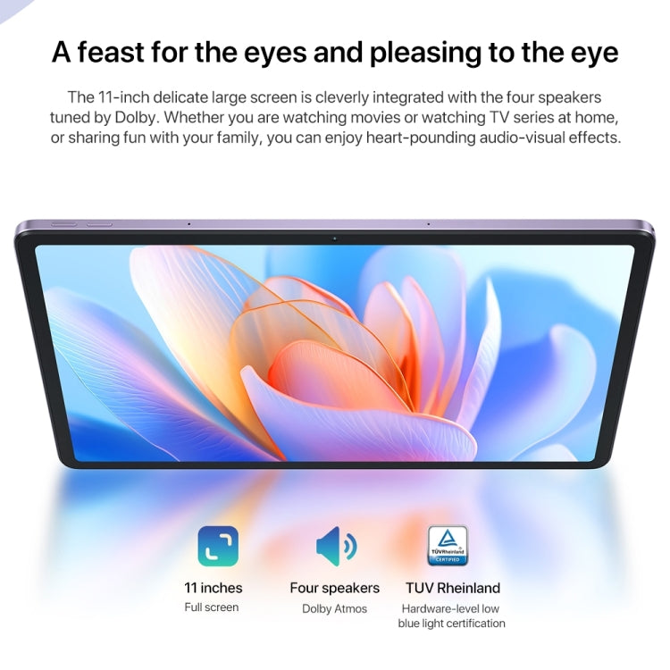 Lenovo Xiaoxin Pad 2024 11 inch WiFi Tablet, 6GB+128GB, Android 13, Qualcomm Snapdragon 685 Octa Core, Support Face Identification(Purple)