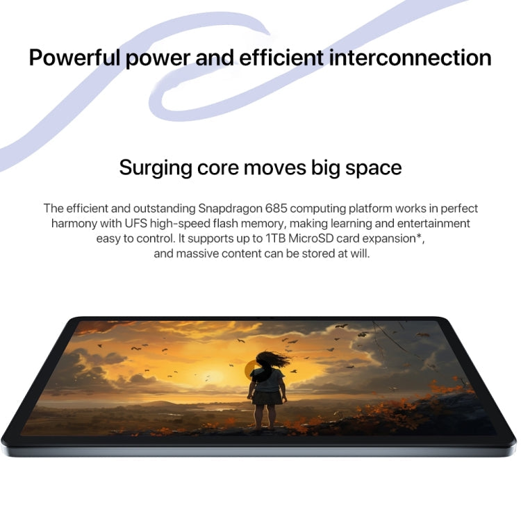 Lenovo Xiaoxin Pad 2024 11 inch WiFi Tablet, 6GB+128GB, Android 13, Qualcomm Snapdragon 685 Octa Core, Support Face Identification(Purple)