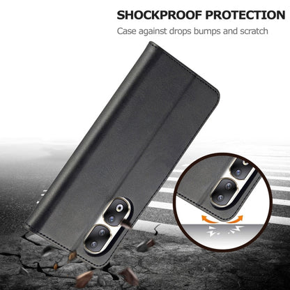 For Honor 90 Pro LC.IMEEKE Calf Texture Leather Phone Case(Black)