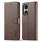 For Honor 90 LC.IMEEKE Calf Texture Leather Phone Case(Coffee)