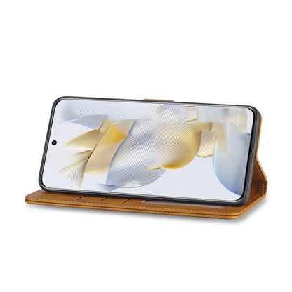 For Honor 90 LC.IMEEKE Calf Texture Leather Phone Case(Brown)