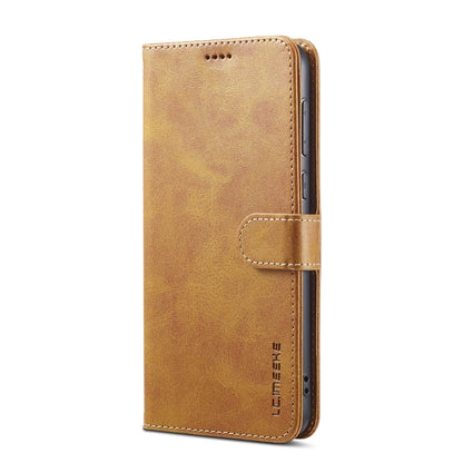 Pour Honor X50 Coque de téléphone en cuir texturé de veau LC.IMEEKE (marron)