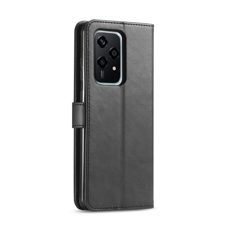 For Honor 200 Lite Global LC.IMEEKE Calf Texture Leather Phone Case(Black)