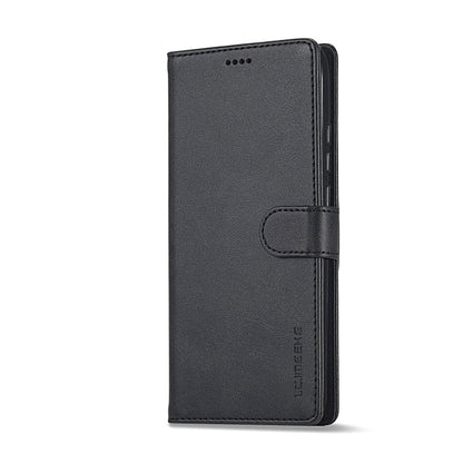 For Honor X8b LC.IMEEKE Calf Texture Leather Phone Case(Black)