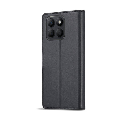 For Honor X8b LC.IMEEKE Calf Texture Leather Phone Case(Black)