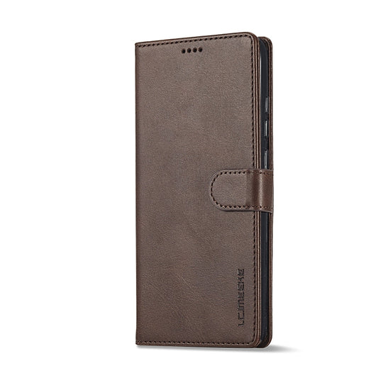 For Honor X8b LC.IMEEKE Calf Texture Leather Phone Case(Coffee)