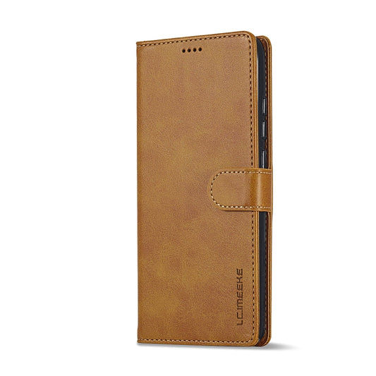 For Honor X8b LC.IMEEKE Calf Texture Leather Phone Case(Brown)