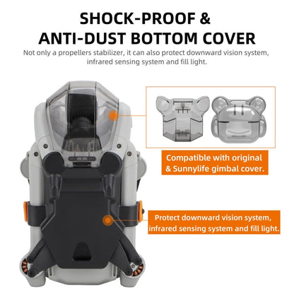 Pour DJI Mini 4 Pro Sunnylife SJ711 Support de Pales Fixateur d'Hélices (Orange)
