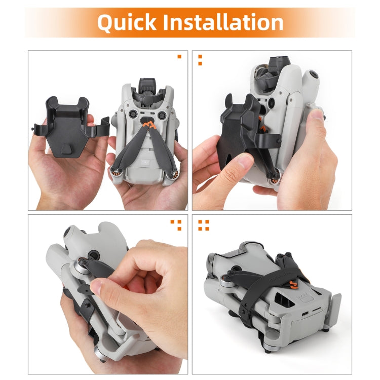 Pour DJI Mini 4 Pro Sunnylife SJ711 Support de Pales Fixateur d'Hélices (Orange)