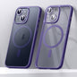 For iPhone 15 SULADA Magsafe Magnetic Matte PC + TPU Phone Case(Dark Purple)