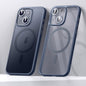For iPhone 15 Plus SULADA Magsafe Magnetic Matte PC + TPU Phone Case(Titanium Blue)