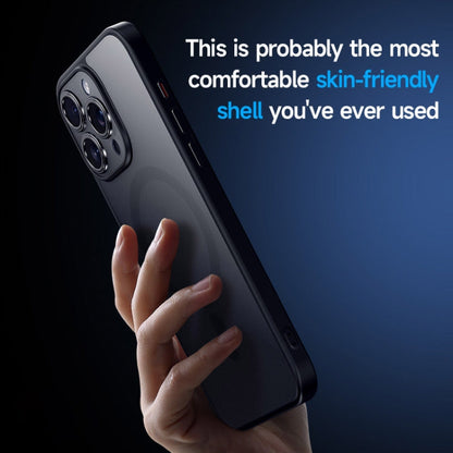 For iPhone 15 Pro SULADA Magsafe Magnetic Matte PC + TPU Phone Case(Titanium Black)