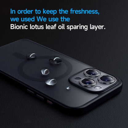 For iPhone 15 Pro SULADA Magsafe Magnetic Matte PC + TPU Phone Case(Titanium Black)