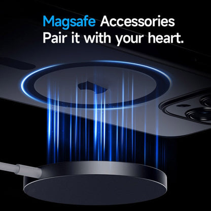 For iPhone 15 Pro Max SULADA Magsafe Magnetic Matte PC + TPU Phone Case(Titanium Gray)