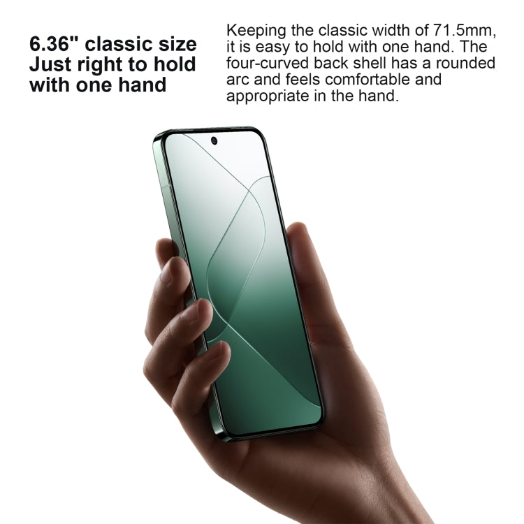 Xiaomi 14, 16GB+512GB,  6.36 inch Xiaomi HyperOS Snapdragon 8 Gen 3 Octa Core 4nm up to 3.3GHz, NFC, Network: 5G(Black)