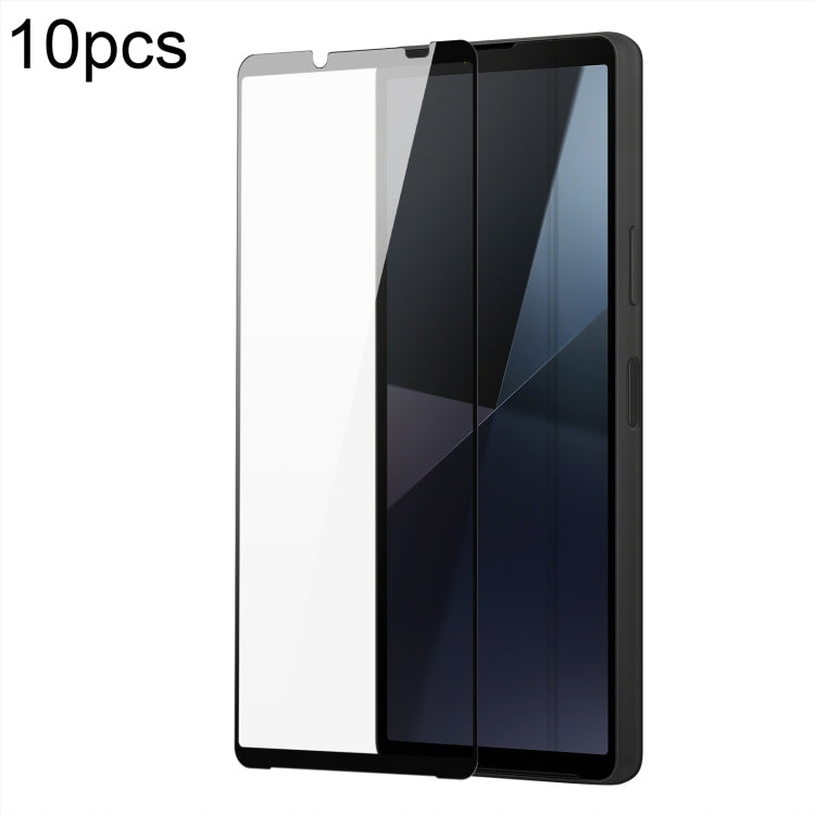 For Sony Xperia 10 VI 10pcs DUX DUCIS 0.33mm 9H Medium Alumina Tempered Glass Film