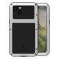 For iPhone 15 Plus LOVE MEI Metal Shockproof Life Waterproof Dustproof Phone Case(Silver)