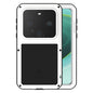 Pour Huawei Mate 60 Pro / 60 Pro+ Coque de téléphone antichoc en métal LOVE MEI étanche à la poussière (blanc)