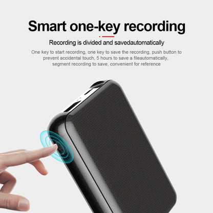 JNN Q75 Magnetic Smart Voice Recorder, Memory:4GB(Black)