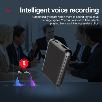 JNN Q75 Magnetic Smart Voice Recorder, Memory:64GB(Black)