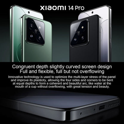 Xiaomi 14 Pro, 16GB+512GB,  6.73 inch Xiaomi HyperOS Snapdragon 8 Gen 3 Octa Core 4nm up to 3.3GHz, NFC, Network: 5G(White)