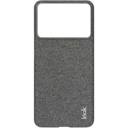 Pour Xiaomi Redmi K70 5G/K70 Pro 5G Coque de téléphone imak Ruiyi Series Texture Tissu PU + PC (Gris foncé)