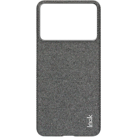 Pour Xiaomi Redmi K70 5G/K70 Pro 5G Coque de téléphone imak Ruiyi Series Texture Tissu PU + PC (Gris foncé)