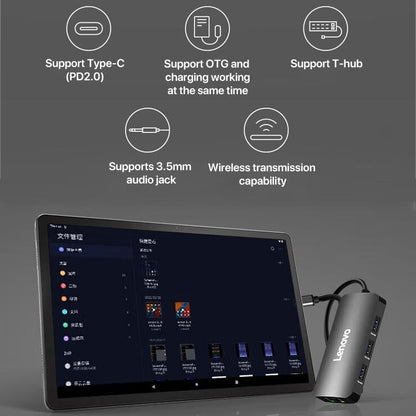 Lenovo K10 Pro 10.6 inch WiFi Tablet, 4GB+64GB, Android 12, MediaTek Helio G80 Octa Core, Support Face Identification(Grey)