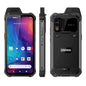 Téléphone robuste UNIWA W888 HD+, 4 Go de RAM + 64 Go de ROM, 6,3 pouces Android 11 Mediatek MT6765 Helio P35 Octa Core jusqu'à 2,3 GHz, NFC, OTG, Réseau: 4G (Noir)