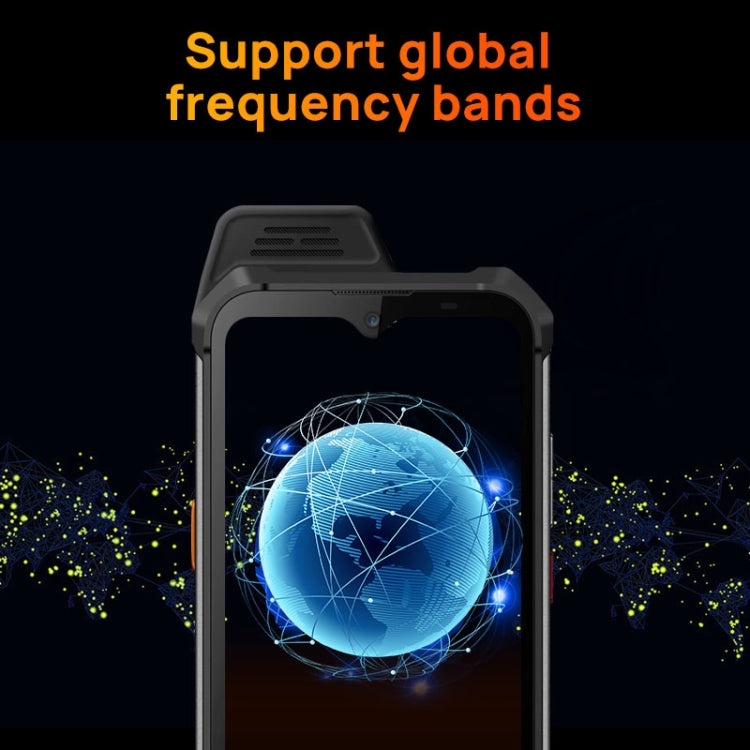 Téléphone robuste UNIWA W888 HD+, 4 Go de RAM + 64 Go de ROM, 6,3 pouces Android 11 Mediatek MT6765 Helio P35 Octa Core jusqu'à 2,3 GHz, NFC, OTG, Réseau: 4G (Noir)