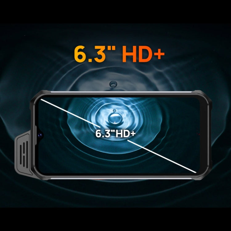 Téléphone robuste UNIWA W888 HD+, 4 Go de RAM + 64 Go de ROM, 6,3 pouces Android 11 Mediatek MT6765 Helio P35 Octa Core jusqu'à 2,3 GHz, NFC, OTG, Réseau: 4G (Noir)