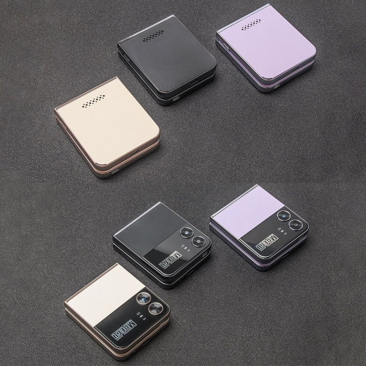 UNIWA F265 Flip Style Phone, 2.55 inch Mediatek MT6261D, FM, 4 SIM Cards, 21 Keys(Purple)