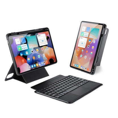 Pour Xiaomi Pad 5 / 5 Pro DUX DUCIS DK Étui clavier magnétique flottant en cuir avec support (Noir)