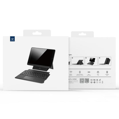 Pour Xiaomi Pad 5 / 5 Pro DUX DUCIS DK Étui clavier magnétique flottant en cuir avec support (Noir)