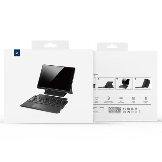 For Xiaomi Pad 5 / 5 Pro DUX DUCIS DK Floating Magnetic Keyboard Leather Tablet Case with Holder(Black)
