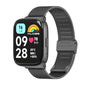 Pour Redmi Watch 3 Lite / Watch 3 Active Mijobs Bracelet de Montre en Métal à Boucle Milanaise (Noir)