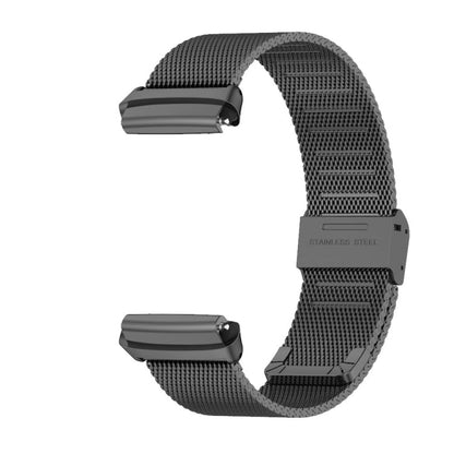Pour Redmi Watch 3 Lite / Watch 3 Active Mijobs Bracelet de Montre en Métal à Boucle Milanaise (Noir)