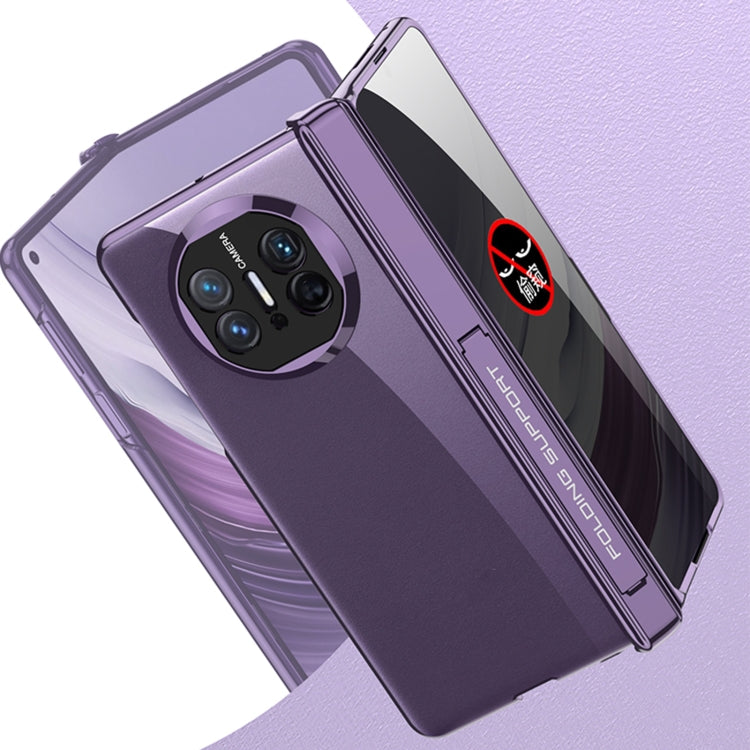 For Huawei Mate X5 GKK Integrated Magnetic Folding Phantom Privacy Phone Case(Silver)