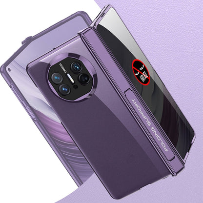 For Huawei Mate X5 GKK Integrated Magnetic Folding Phantom Privacy Phone Case(Silver)