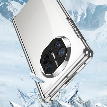 For Huawei Mate X5 GKK Integrated Magnetic Folding Phantom Privacy Phone Case(Silver)