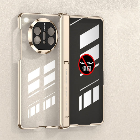 For Huawei Mate X5 GKK Integrated Magnetic Folding Phantom Privacy Phone Case(Gold)
