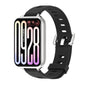 For Xiaomi Band 10 Pro / Redmi Watch 6 / 5 Mijobs Flat Hole Breathable Silicone Watch Band(Black Silver)