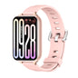 For Xiaomi Band 10 Pro / Redmi Watch 6 / 5 Mijobs Flat Hole Breathable Silicone Watch Band(Pink Rose Gold)