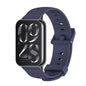 For Xiaomi Band 10 Pro / Redmi Watch 6 / 5 Mijobs Honeycomb Texture Silicone Watch Band(Midnight Blue Black)