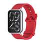 For Xiaomi Band 10 Pro / Redmi Watch 6 / 5 Mijobs Silicone Breathable Watch Band(Red+Silver)