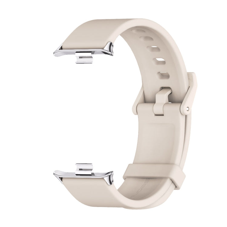 For Xiaomi Band 10 Pro / Redmi Watch 6 / 5 Mijobs Silicone Breathable Watch Band(Grey+Silver)